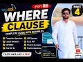 MySQL WHERE Clause Tutorial in Comparison Logical LIKE IN BETWEEN ALL ANY Part 4
