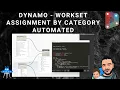 Dynamo Workset Assignment by Category Automation