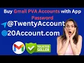10 Best Sites to Buy Gmail PVA Accounts with App Password in 2026 Safe Setup Guide