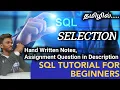 SELECTION in SQL SQL Tutorial Tamil E - 5