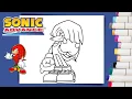 Coloring Knuckles - Sonic Coloring Pages Labolina Coloring TV