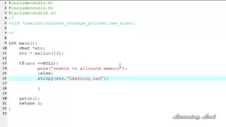 071 71 realloc Function in C programming Language Tutorial