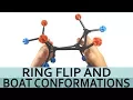 Cyclohexane Ring Flip and Boat Conformation