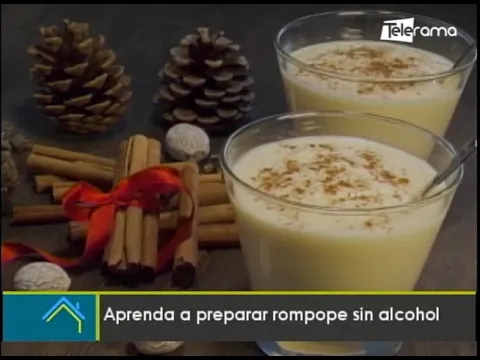 Aprenda a preparar rompope sin alcohol