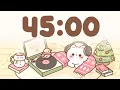 45 Minute Timer Study Timer for Classroom Focus