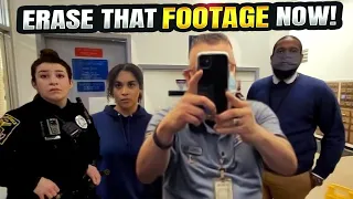 POSTAL SUPERVISOR EDUCATES CLERKS OFFICER HONORS HER OATH 1ST AMENDMENT AUDIT