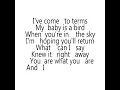 Oklou "blade bird" / lyrics (brat style)