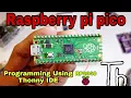 How to program The Raspberry pi Pico Using Thonny IDE Micropython part -2 Hindi