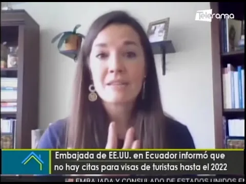 Embajada de EE.UU. en Ecuador informó que no hay citas para visas de turistas hasta el 2022