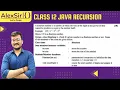 Class 12 ISC JAVA Recursion Program in Java-1