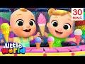 Download Lagu Ice Cream Song With Nina And Nico + More Kids Songs \u0026 Nursery Rhymes by Little World