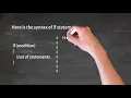 C if statement in less than 2 minutes C Programming for Beginners