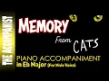 Download Lagu Memory (from Cats) | Male Piano Accompaniment in Eb (+5) [Karaoke with Lyrics Onscreen]