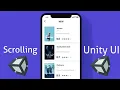 Scrolling In Unity Scroll Rect