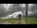 Download Lagu Extreme Camping During a Thunderstorm and Heavy Rain in a Small Tent-CAMPING IN HEAVY RAIN
