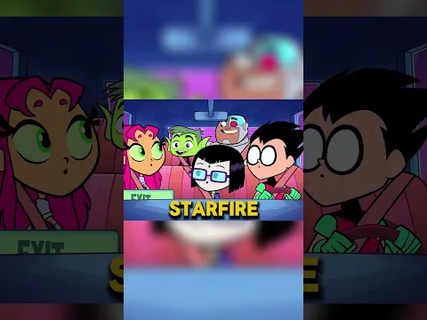Starfire SAFETY Hazard! 🤣 #reels #teentitansgo #funny #dc #cartoon #shorts