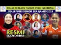 Download Lagu RESMI DUA BOMBER ANDALAN BERDUET. INILAH SKUAD TERBARU TIMNAS VOLLI PUTRI INDONESIA  SEA GAMES 2025