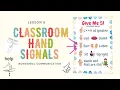 Lesson 5 - Classroom hand signals Classroom Management Strategies