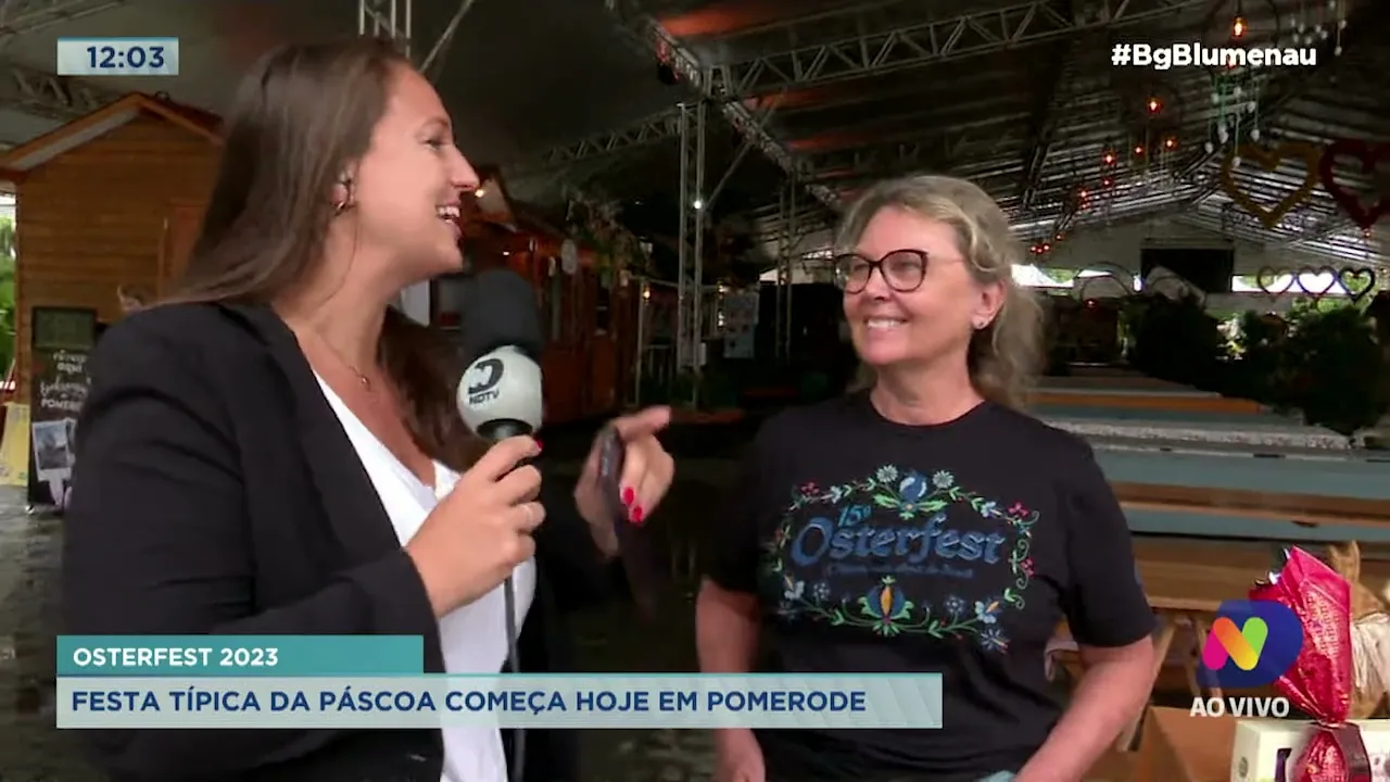 Osterfest 2023 começa hoje em Pomerode
