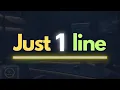 1 line is all it takes Crushing Python Coding Interview Questions In Just 1 Line