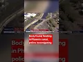 Body found floating in Arizona Canal police investigating FOX 10 Phoenix