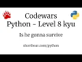 Codewars - Python