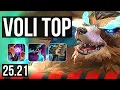 VOLIBEAR vs MORDEKAISER TOP 11 solo kills 42k DMG Dominating EUW Master 25 21