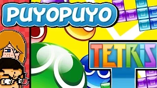 Lets Play Puyo Puyo Tetris Japanese Nintendo Switch Demo Multiplayer Gameplay Puyo Pop VS Tetris 