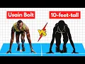 What If Usain Bolt Raced A 10 Feet Tall Guy Animated