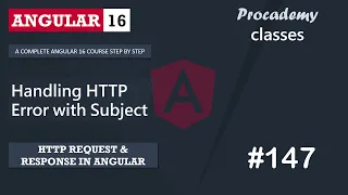 Handling HTTP Error using Subject Angular HTTP Client A Complete Angular Course