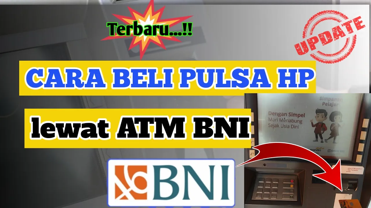 Cara Isi Pulsa Lewat ATM BRI