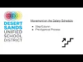 Certificated Employee Orientation Movement on the Salary Schedule