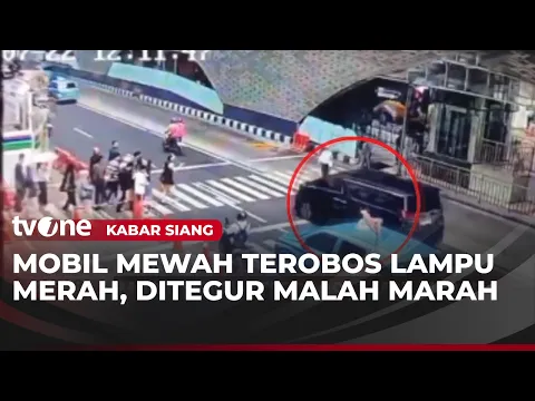 Kronologi Sopir Mobil Mewah Protes Ditegur Satpam karena Terobos Lampu Merah