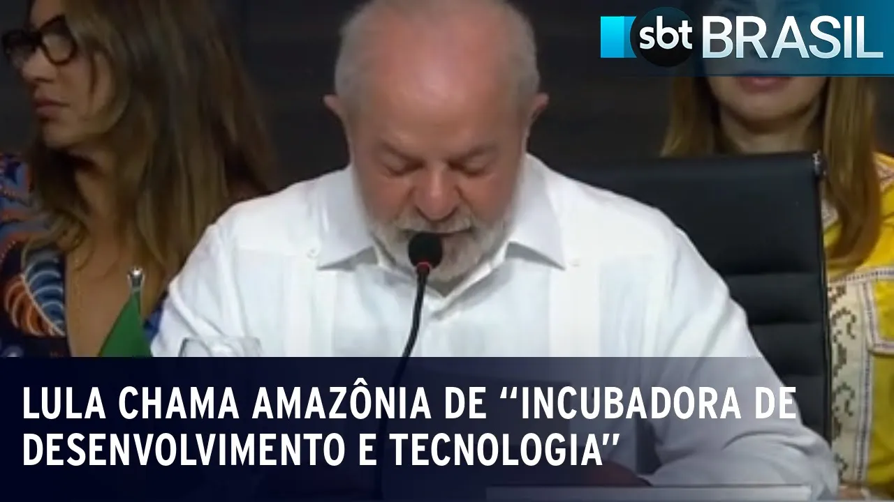 Lula chama Amazônia de "incubadora de desenvolvimento e tecnologia" | SBT Brasil (08/08/23)