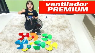 VENTILADOR PREMIUM 45WATTS COMPRADO NA CASA DE RECICLAGEM FICOU TOP. ( lavamos e lubrificamos)#jesus