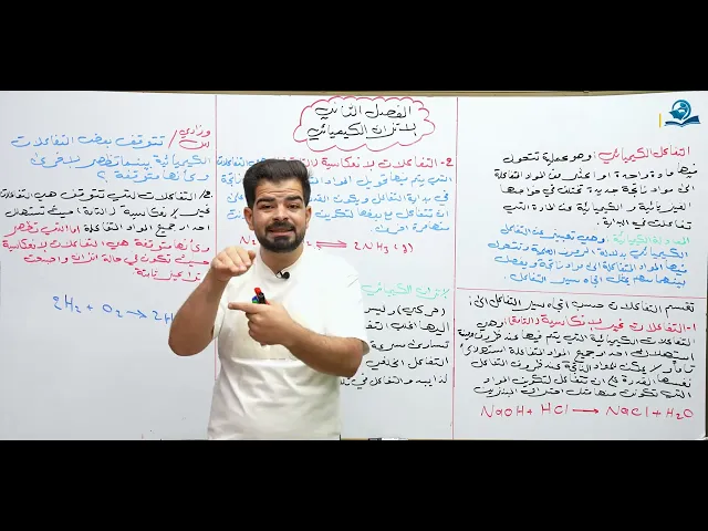 كيمياء السادس العلمي / الفصل الثاني / المحاضرة (1) التفاعلات الانعكاسية وغير الانعكاسية