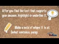 What is text evidence