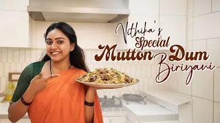 Yummiest Mutton Dum Biryani Recipe😋 | Vithika Sheru | Ep - 258