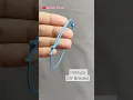 Quick Adjustable Bracelet Easy To Make Simple Sliding Knot DIY Tutorial With String and Scrissor