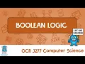 OCR Computer Science Revision Boolean Logic Gates Explained AND OR NOT