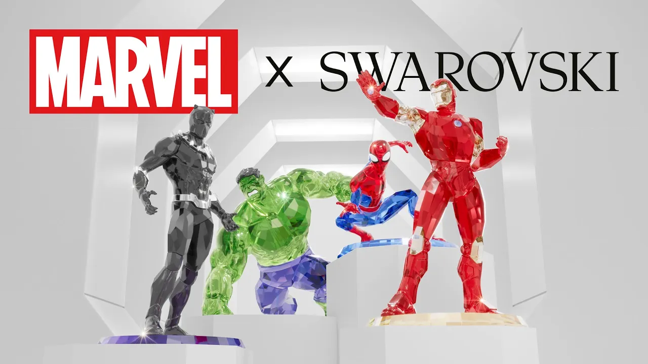 Swarovski Jewellery — Marvel x Swarovski Crystal Figurines Showcase (YouTube video ad)