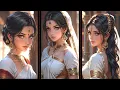 Download Lagu Beautiful South Indian Girls in white saree Art | 4K AI Art Lookbook of AI Girls | #ailookbookgirls