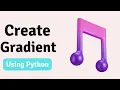 How to Create Gradient Button in Python Tkinter