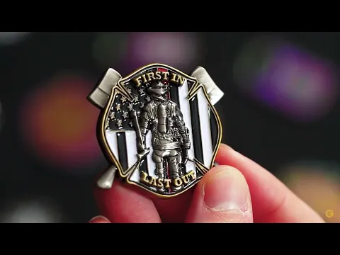 Firefighter Challenge Coin - Fireman's Prayer - Commemorative Collector
