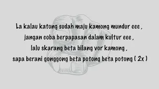 potong rap mic l old school rap gangsta maluku hip hop lirik music video