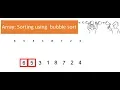 2 2 2 Arrays sorting using a bubble sort