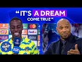 Timothy Weah reacts to making history against Real Madrid at the Bernabeu UCL Today