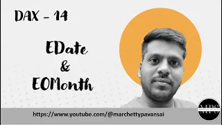 DAX POWER BI DATE and TIME EDATE and EOMONTH Functions