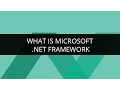 What is Microsoft NET Framework Microsoft NET Framework Tutorial Edureka