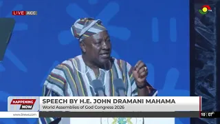 President Mahama, Lordina Join Worshippers at World Assemblies of God Congress 2026 || Full Speech